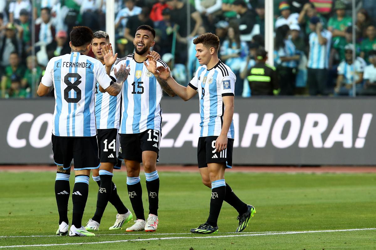 World Cup qualifiers Messi misses Argentinas 3-0 win in Bolivia; Brazil beats Peru