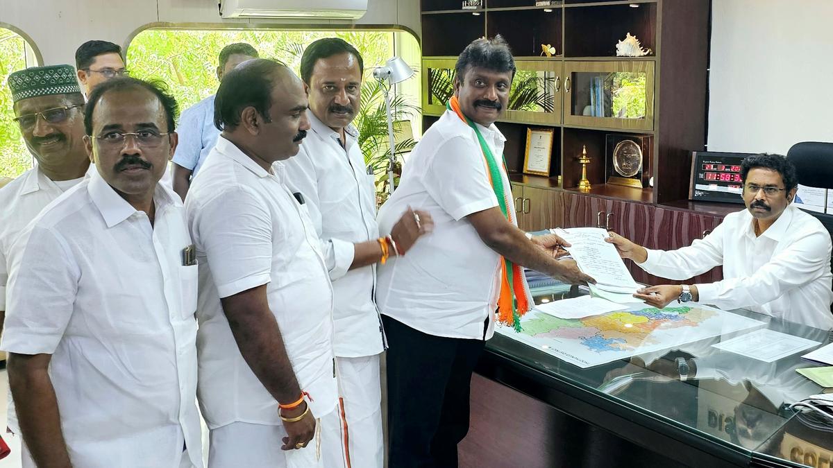 TMC candidate for Thoothukudi Lok Sabha constituency files nomination with Returning Officer