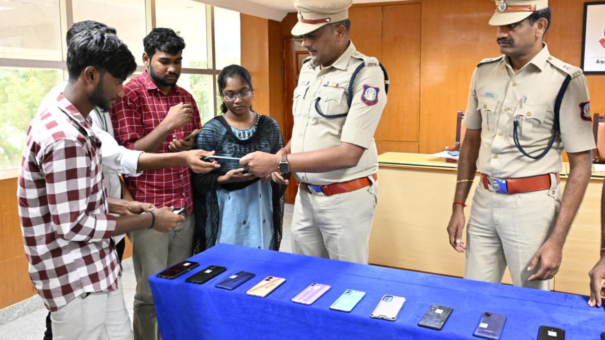 Krishnagiri police recover 50 mobile phones using CEIR portal