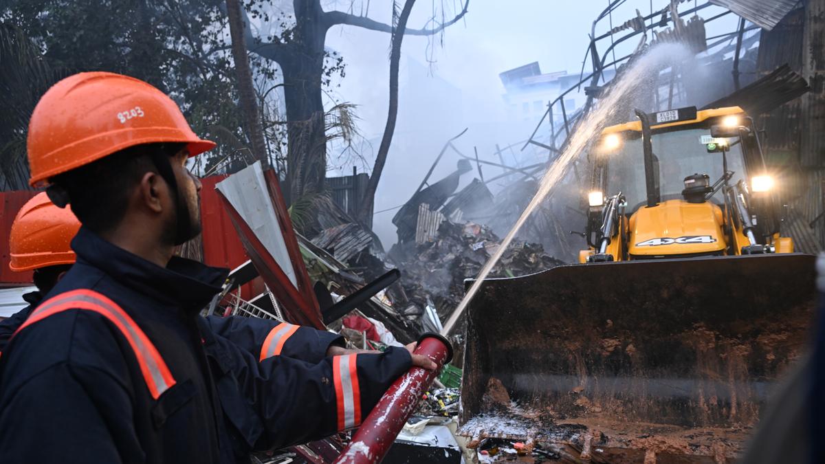 Massive fire in Delhi's Dwarka Mor area, 30 shanties, two factories gutted