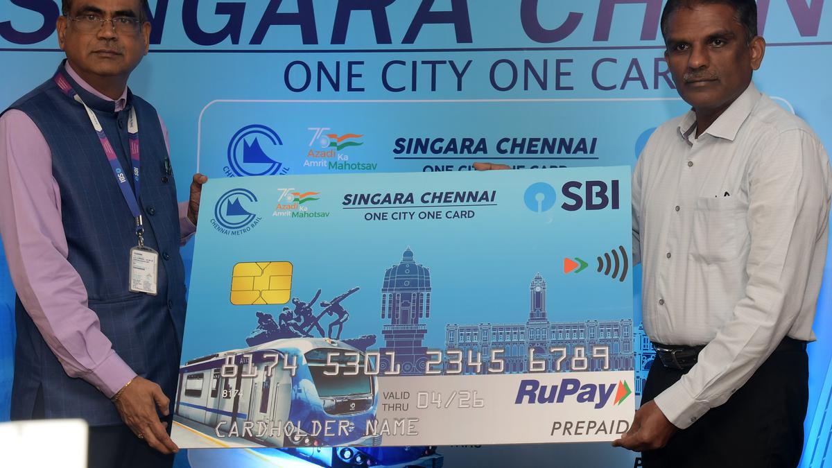 chennai metro rail travel card recharge