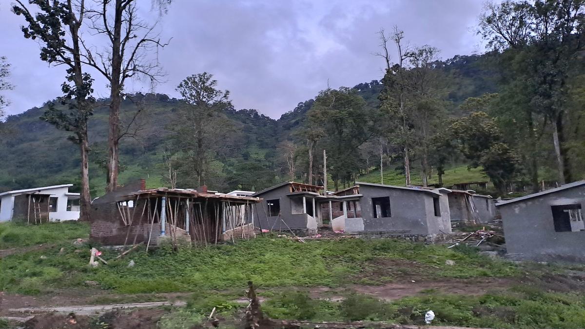 Construction of houses for mahouts, cavadis under way in Anamalai Tiger Reserve