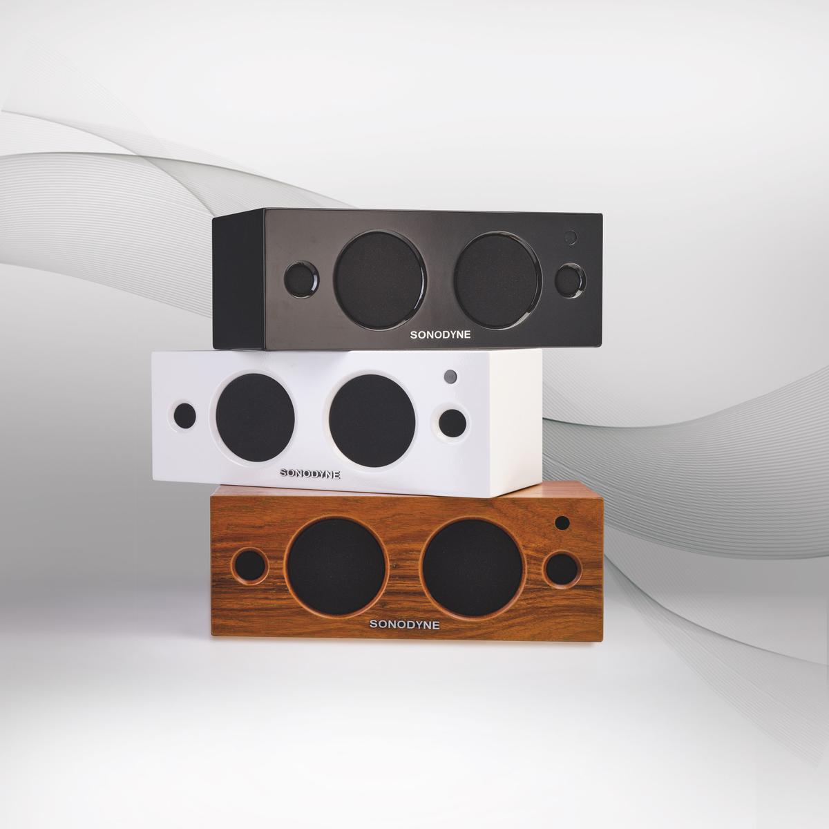 Sonodyne’s handcrafted Bluetooth stereo speakers launched in 2020.