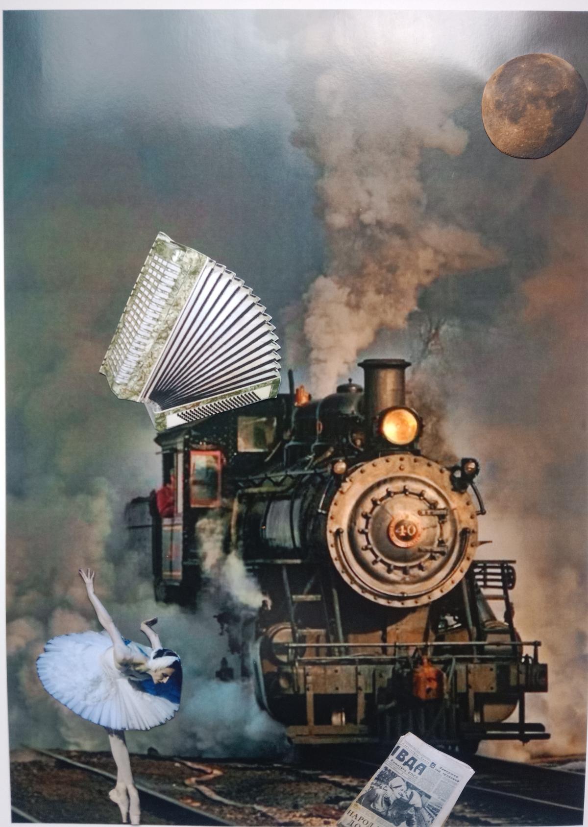 A collage by Max Davies A collage by Max Davies