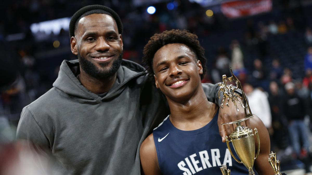 Bronny and LeBron James to become first father-son duo to team up in NBA history