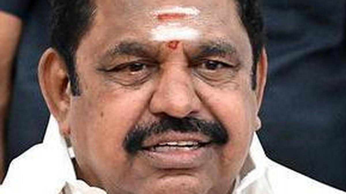 Palaniswami appeals to his party members not to carry out ‘undesirable and depressing’ acts