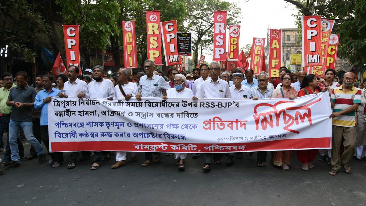 Left, Congress leaders to raise Tripura post-poll violence in Parliament