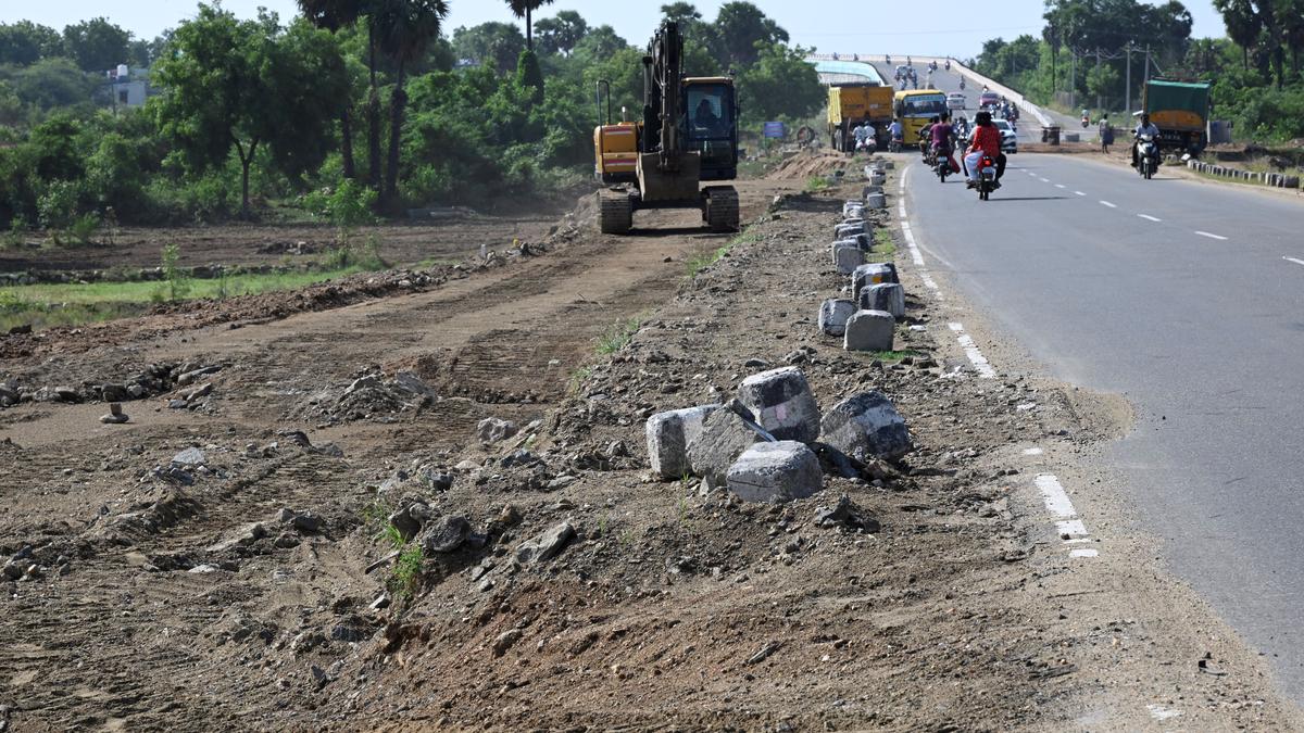 Work to convert Erode Outer Ring Road into four-lane expected to be over in three months