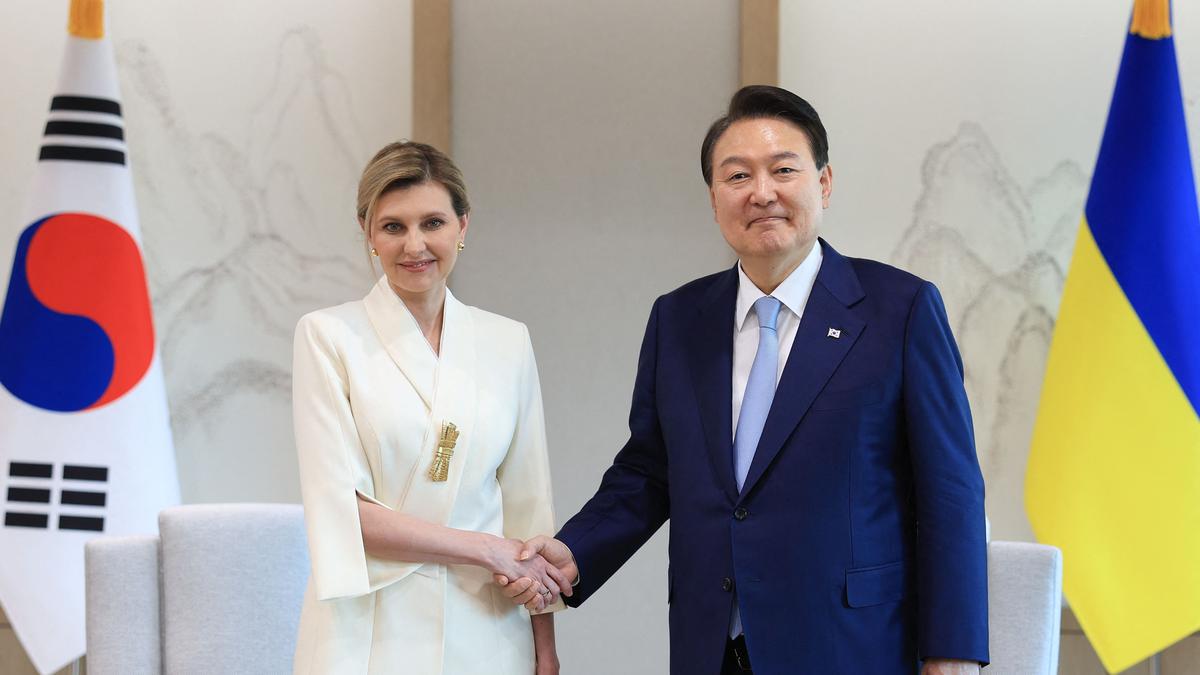 Ukraine's First Lady meets with South Korea's Yoon
