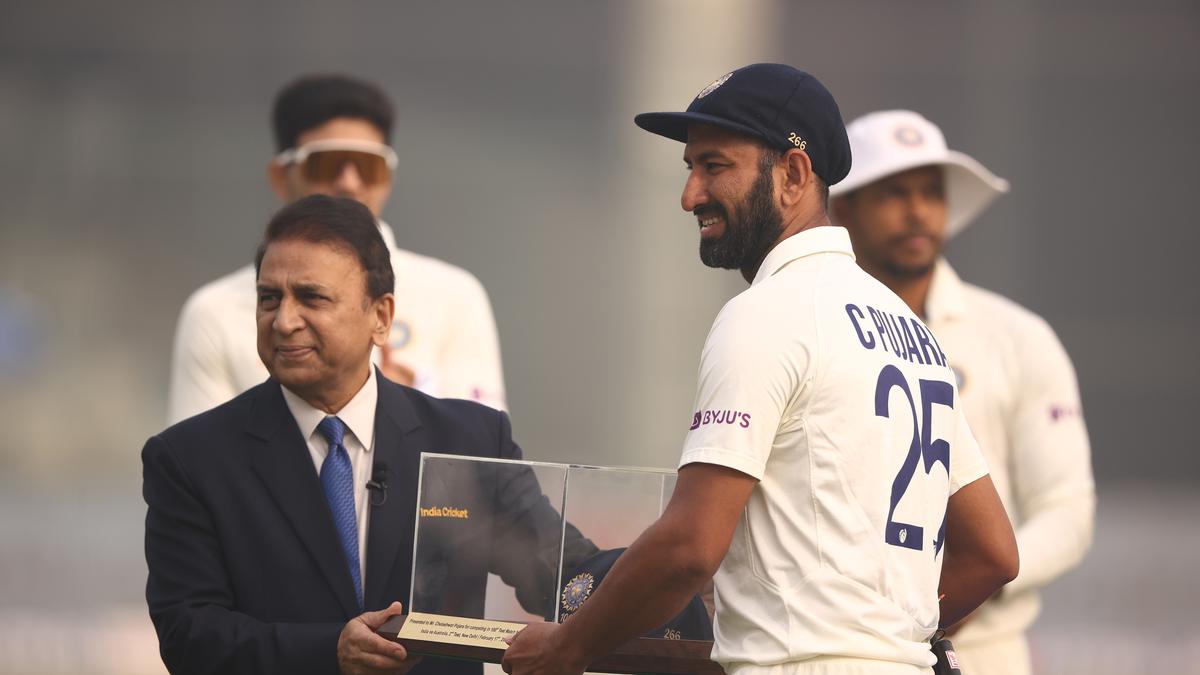 Every single run you scored is a big plus for India: Gavaskar to Pujara on his 100th Test