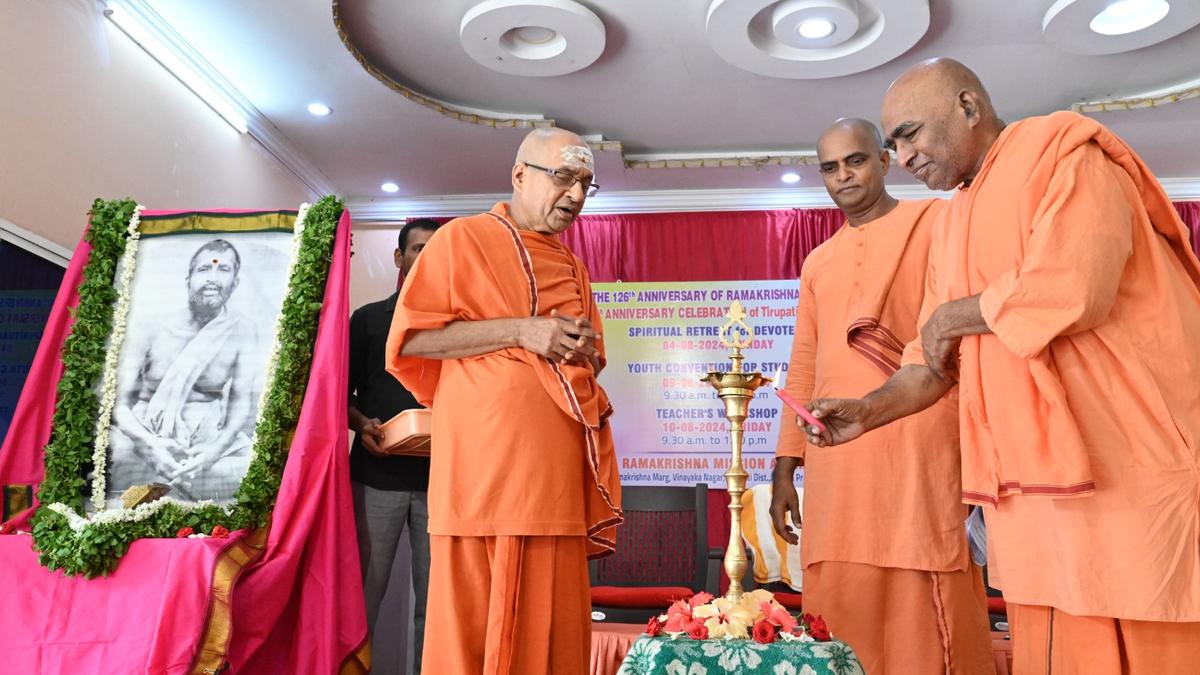 Ramakrishna Mission conducts ‘Spiritual retreat’ in Tirupati