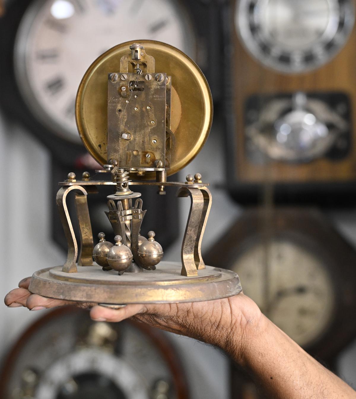 Some of Aseef’s clocks are over 120 years old