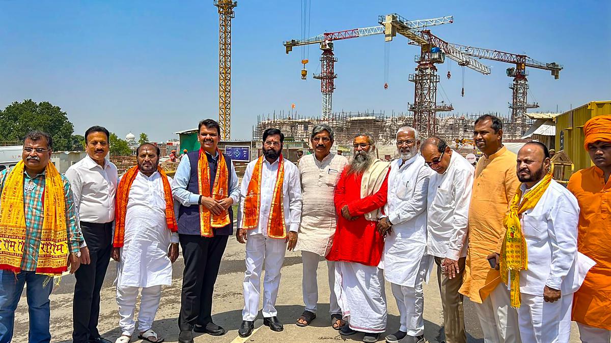 CM Eknath Shinde arrives in Ayodhya to pay visit to Ram temple