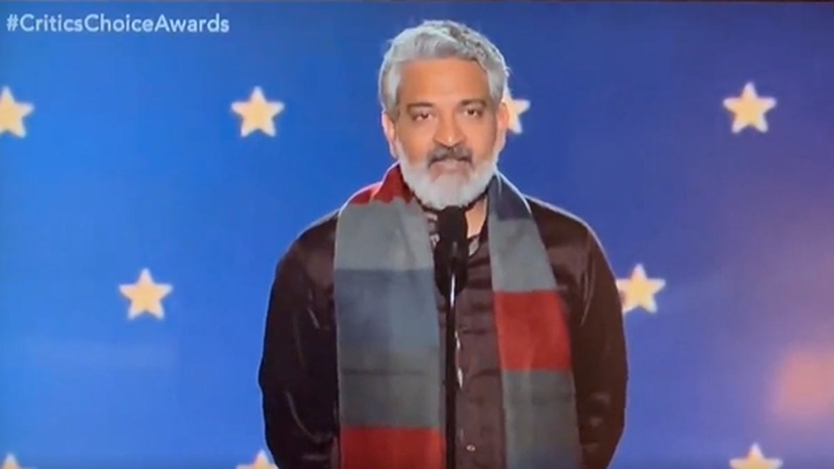 ‘Mera Bharat mahan! Jai Hind’: Rajamouli after RRR’s wins at Critics Choice Awards