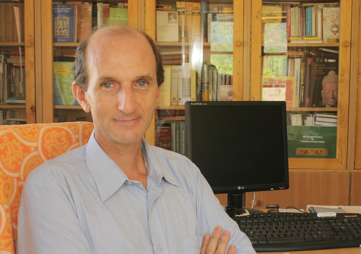 Michel Danino, Head, NCERT’s Curricular Area Group for Social Science. File Michel Danino, Head, NCERT’s Curricular Area Group for Social Science. File