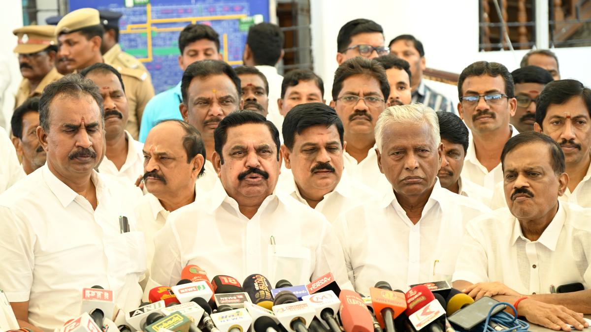 Palaniswami says Stalin signs shows of anxiety over the AIADMK-BJP alliance