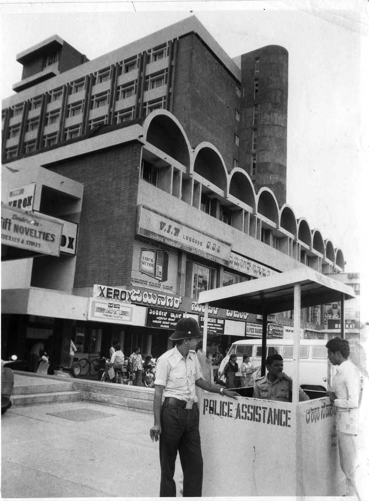 The iconic BDA complex in Jayanagar 4th block that was built when D. Devaraj Urs was Chief Minister, laid the foundation for economic boom in the otherwise quiet residential settlement. 