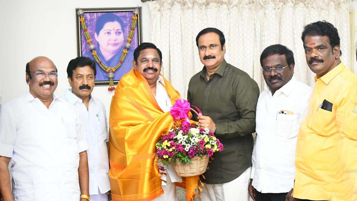 Anbumani Ramadoss joins AIADMK-BJP alliance ahead of T.N. Assembly election