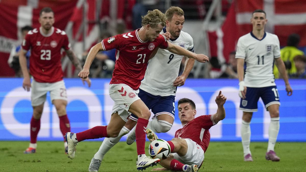 Euro 2024: England held to 1-1 draw by Denmark after Hjulmand stunner