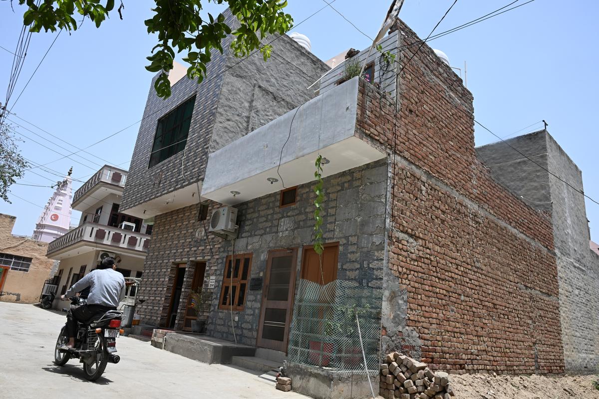 A view of Jyoti Rani’s house in New Agarsen Extension area, a noisy neighbourhood in Hisar. A view of Jyoti Rani’s house in New Agarsen Extension area, a noisy neighbourhood in Hisar.