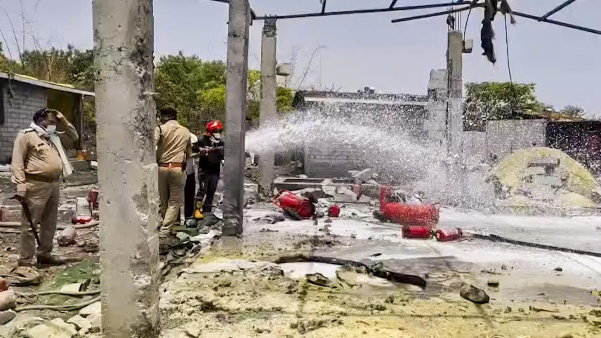 At least two killed, 15 injured as blast triggers blaze at firecracker factory in Madhya Pradesh’s Dewas