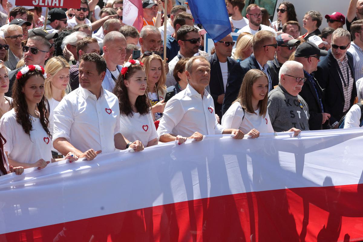 Polskie partie opozycyjne organizują masowe protesty przeciwko rządowi