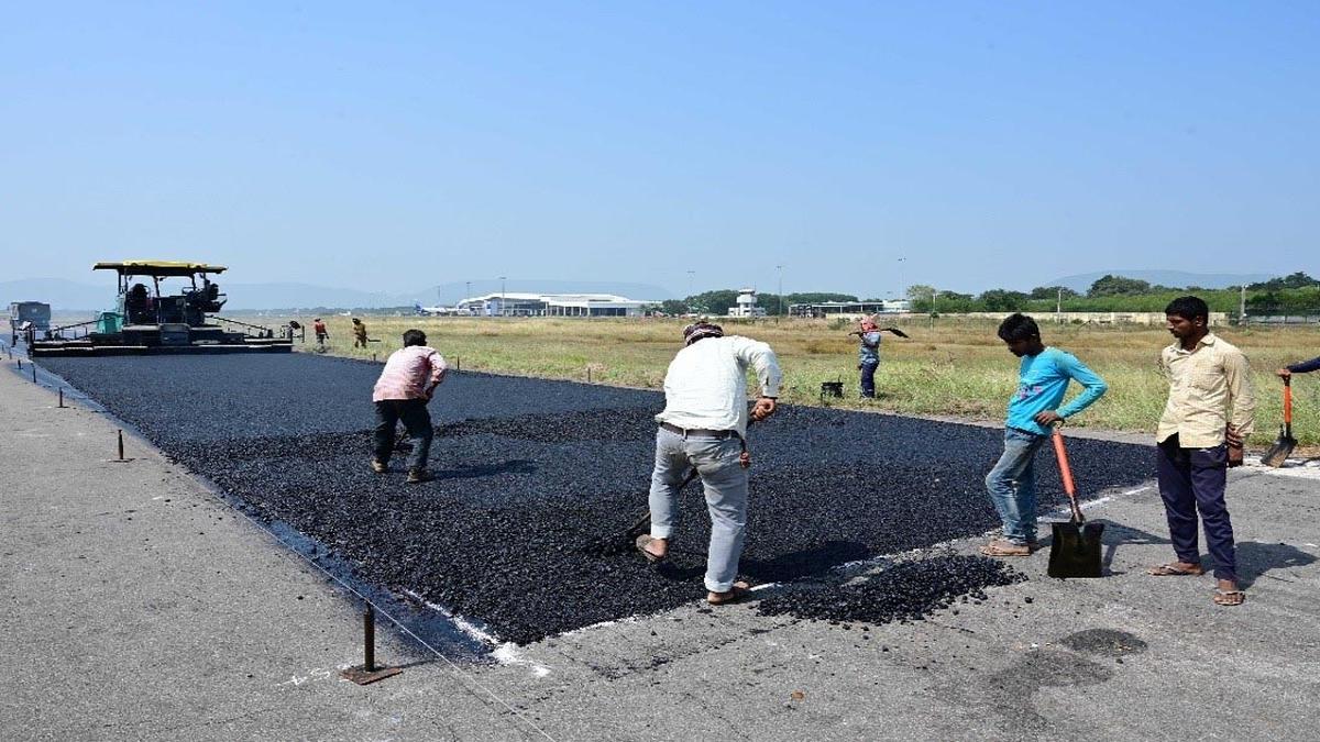 Navy completes runway resurfacing work at Visakhapatnam airport ahead of schedule