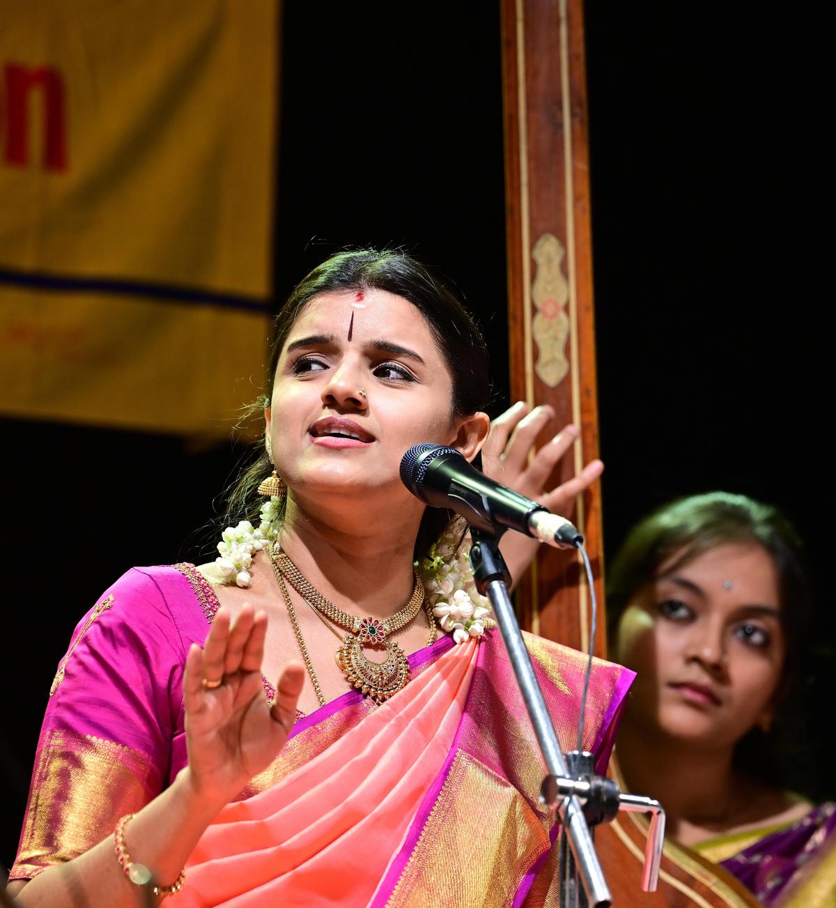 Her leisurely Saveri varnam highlighted the beauty of the gamakas