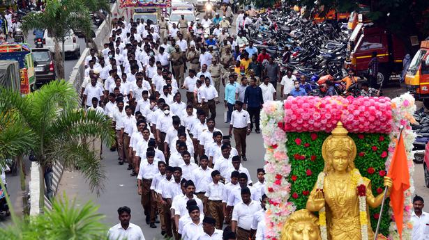 RSS takes out rally amid tight security in Puducherry