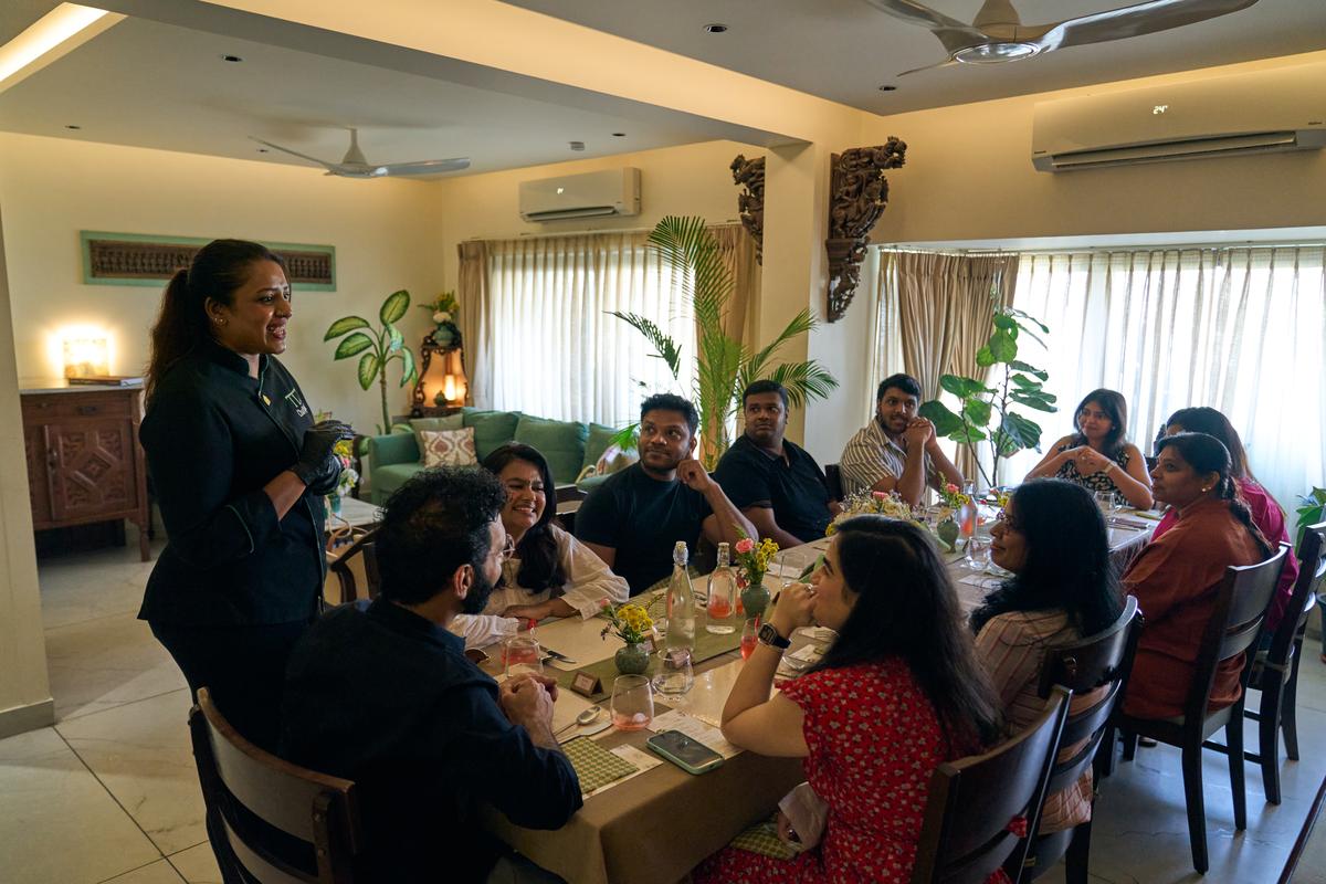            Guests at Legally Delicious’s ‘Long Table’                      