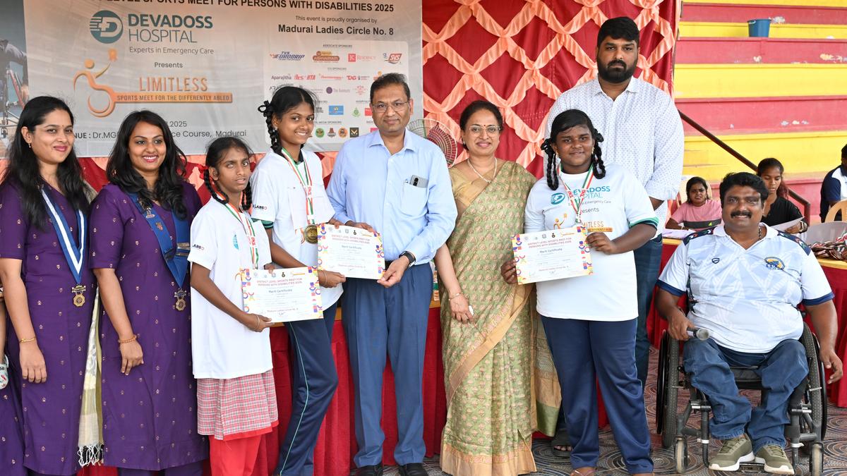Madurai Ladies Circle holds district-level sports meet for persons with disabilities