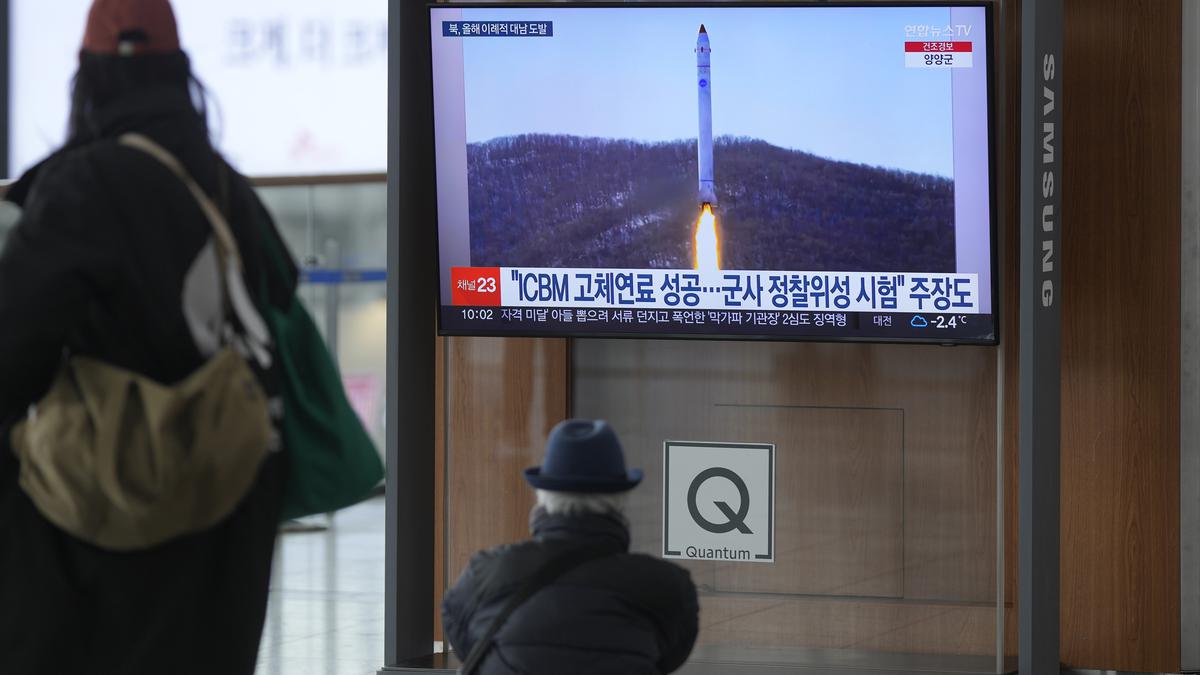 North Korea fires ballistic missiles capping record year of tests