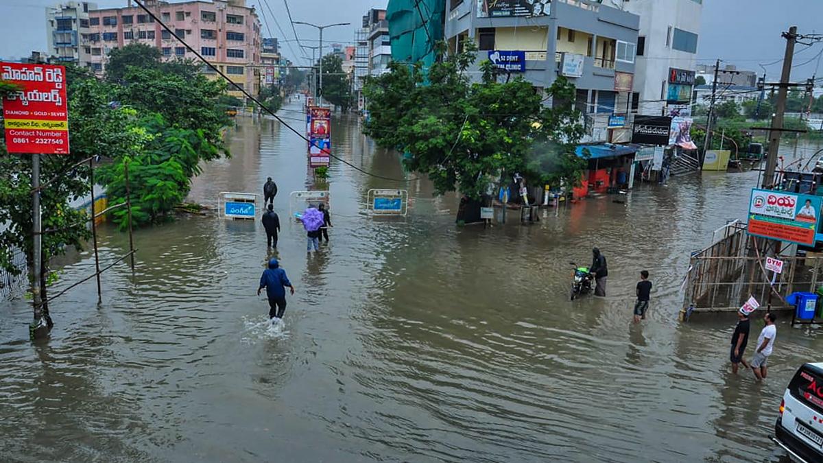 Heavy rain inundates Nellore district, officials told to make preventive arrangements