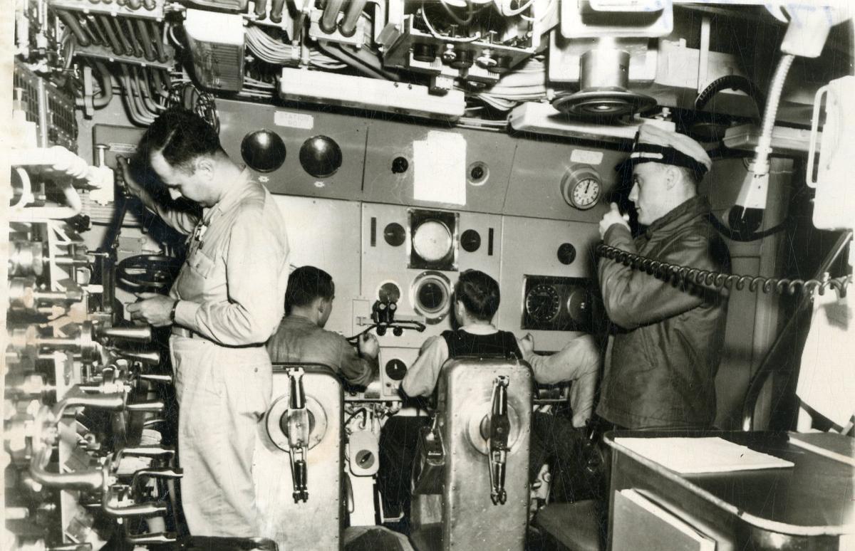 One of the first photos released by the U.S. Navy once USS Nautilus was commissioned. One of the first photos released by the U.S. Navy once USS Nautilus was commissioned.