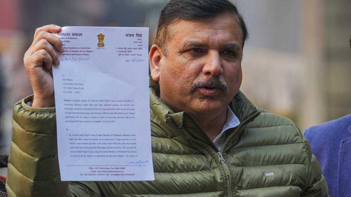 Delhi polls: AAP MP Sanjay Singh alleges BJP trying to get his wife's vote deleted