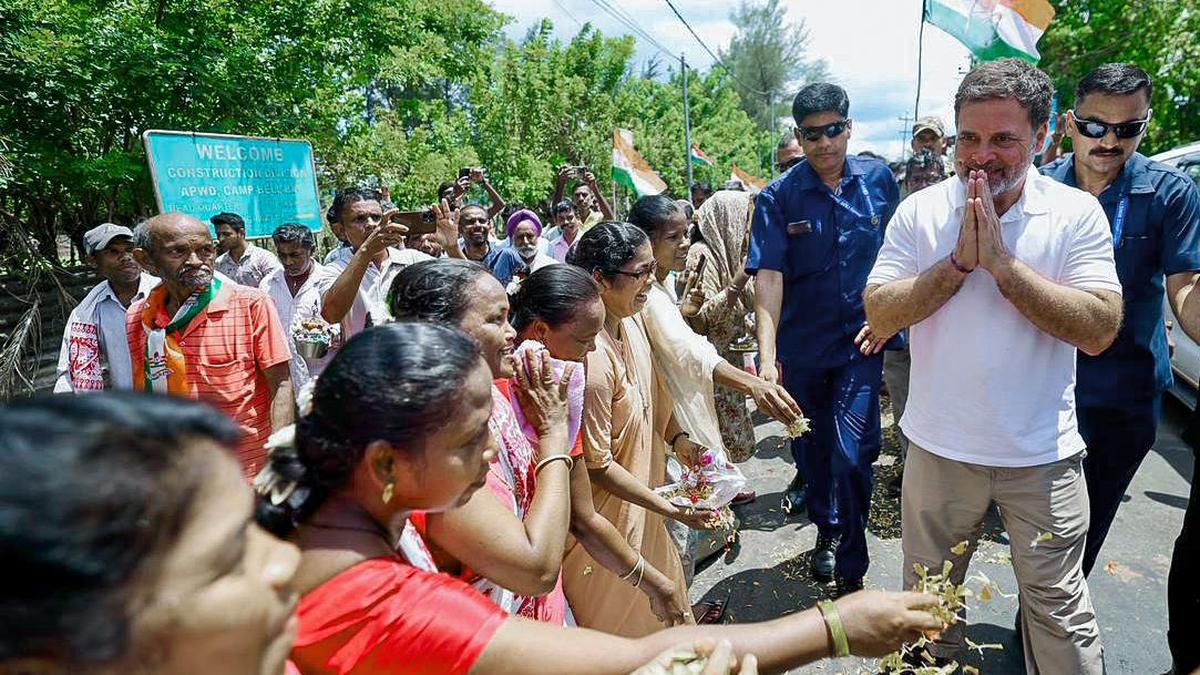 Rahul Gandhi reaches Great Nicobar, says he made it despite administration’s efforts to stop him