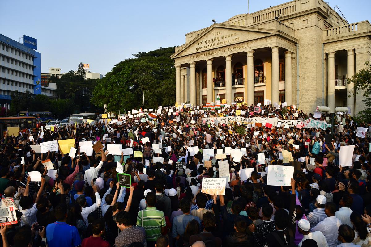 A Fight For The Right To Protest In Bengaluru - The Hindu