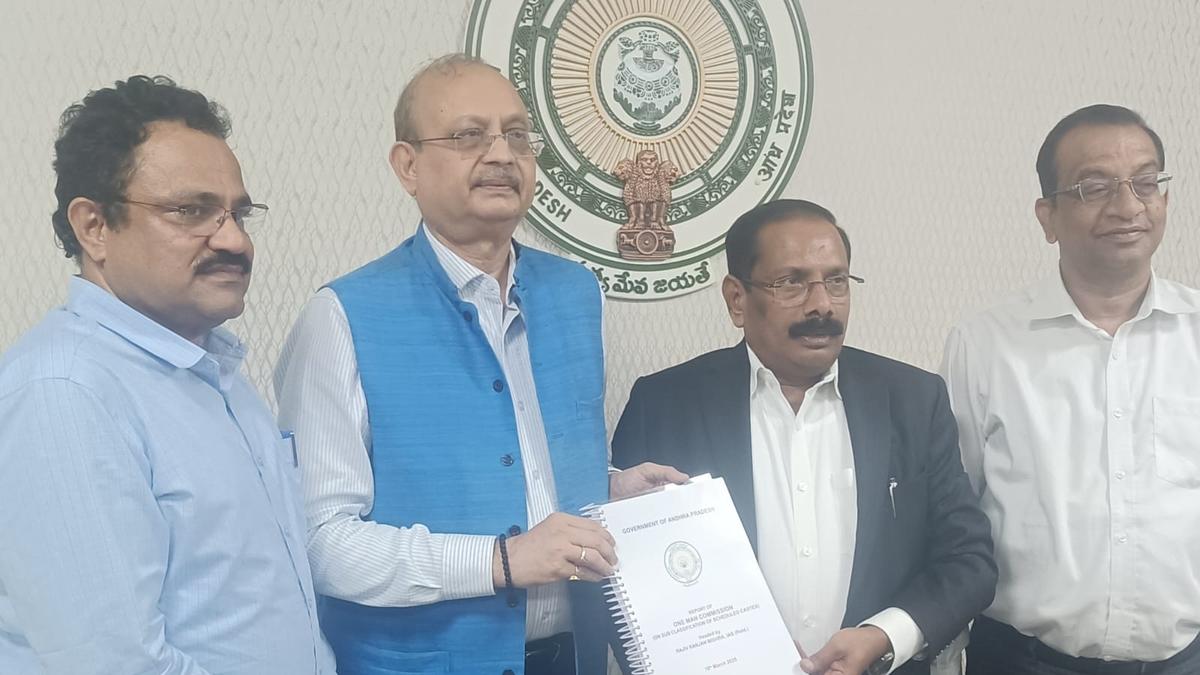 Scheduled Castes Sub-classification: Committee submits report to Andhra Pradesh Government