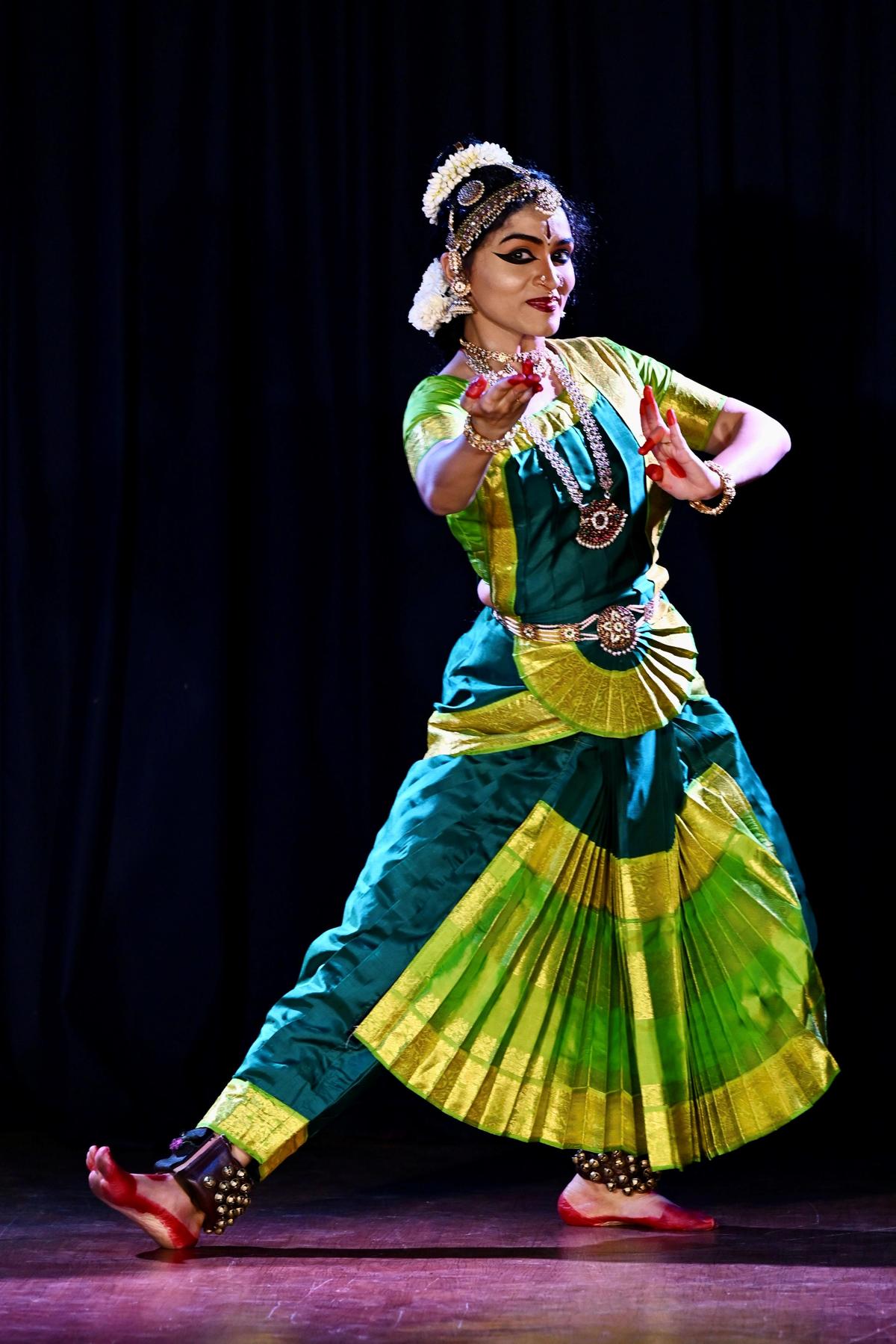 Her repertoire included an exclusive set that started with an energetic nritta.