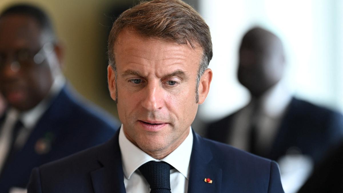 French PM Emmanuel Macron urges halt to arms deliveries to Israel for use in Gaza