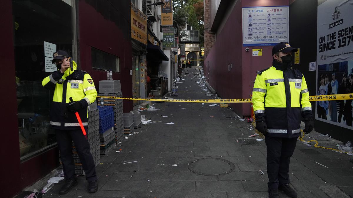 Two Seoul police officers convicted over deadly Halloween crush