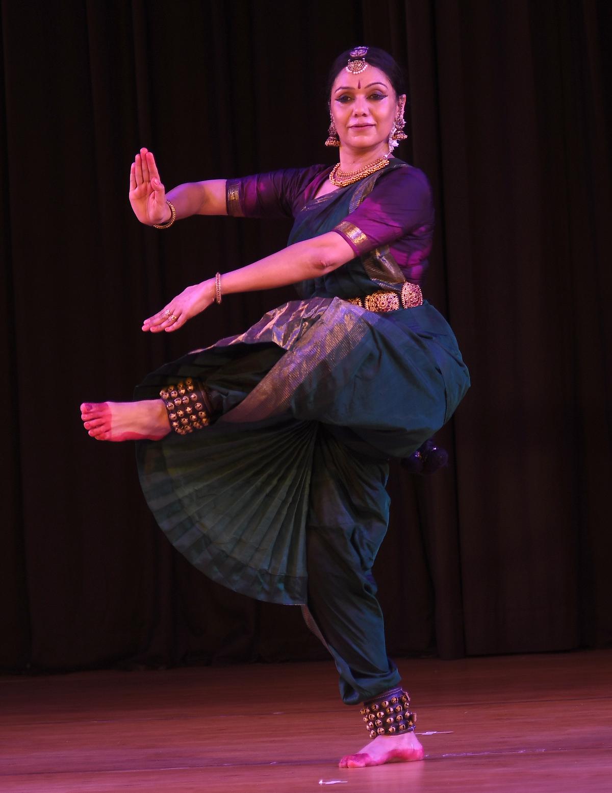 Rama Vaidyanathan performing at The Music Academy’s December festival, on January 7, 2024. 