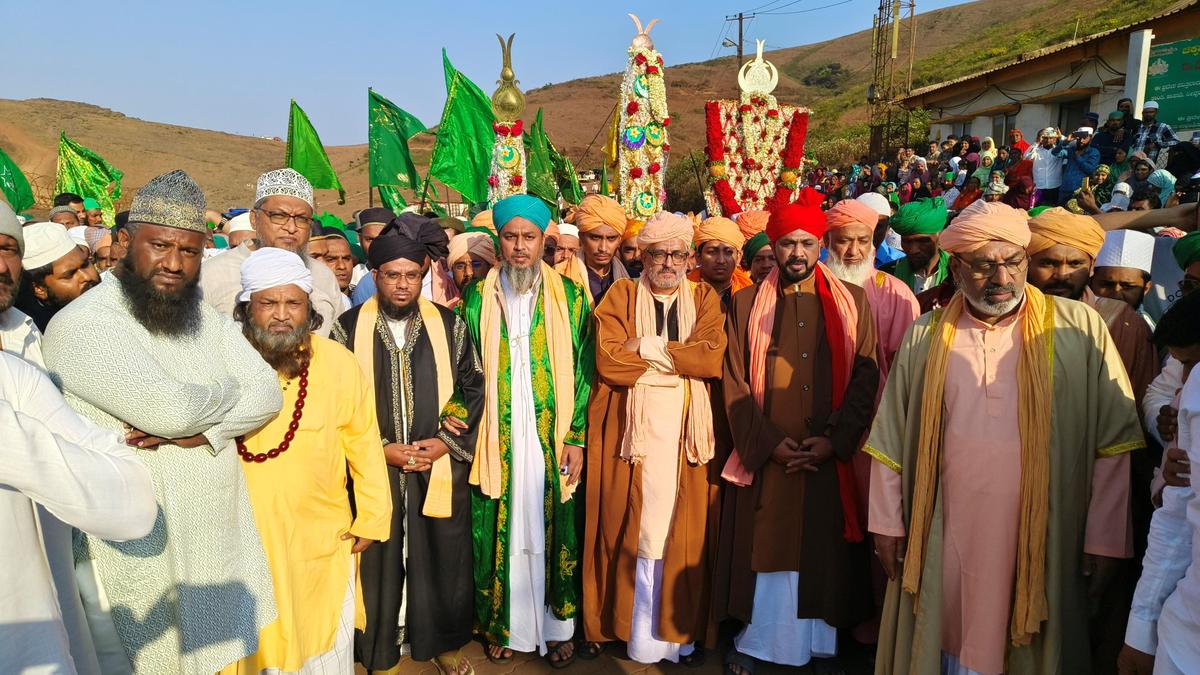 Three-day urs begins at Bababudangiri Hill in Chikkamagaluru