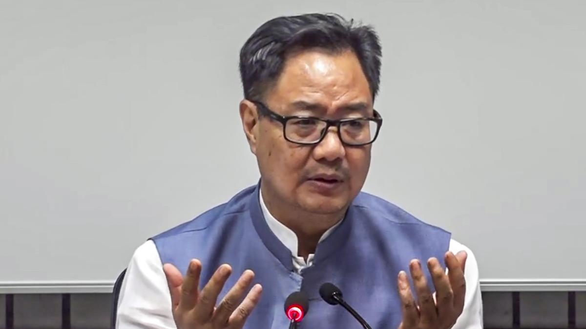 拒绝执行《 WAQF法案》是违宪的,站不住脚:rijiju 拒绝执行《 WAQF法案》是违宪的,站不住脚:rijiju