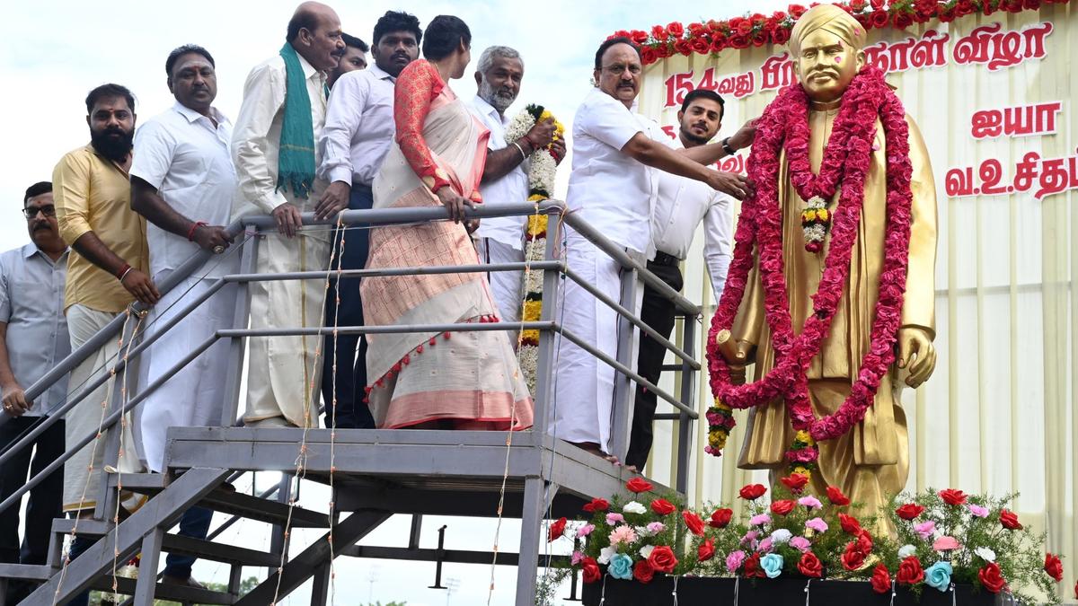 V.O.C. remembered on his 154th birth anniversary in Coimbatore