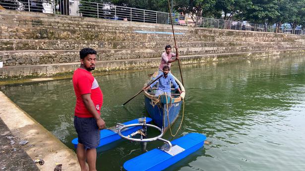 Smart City installs fountain aerators in Gujjarkere to offset sewage seepage