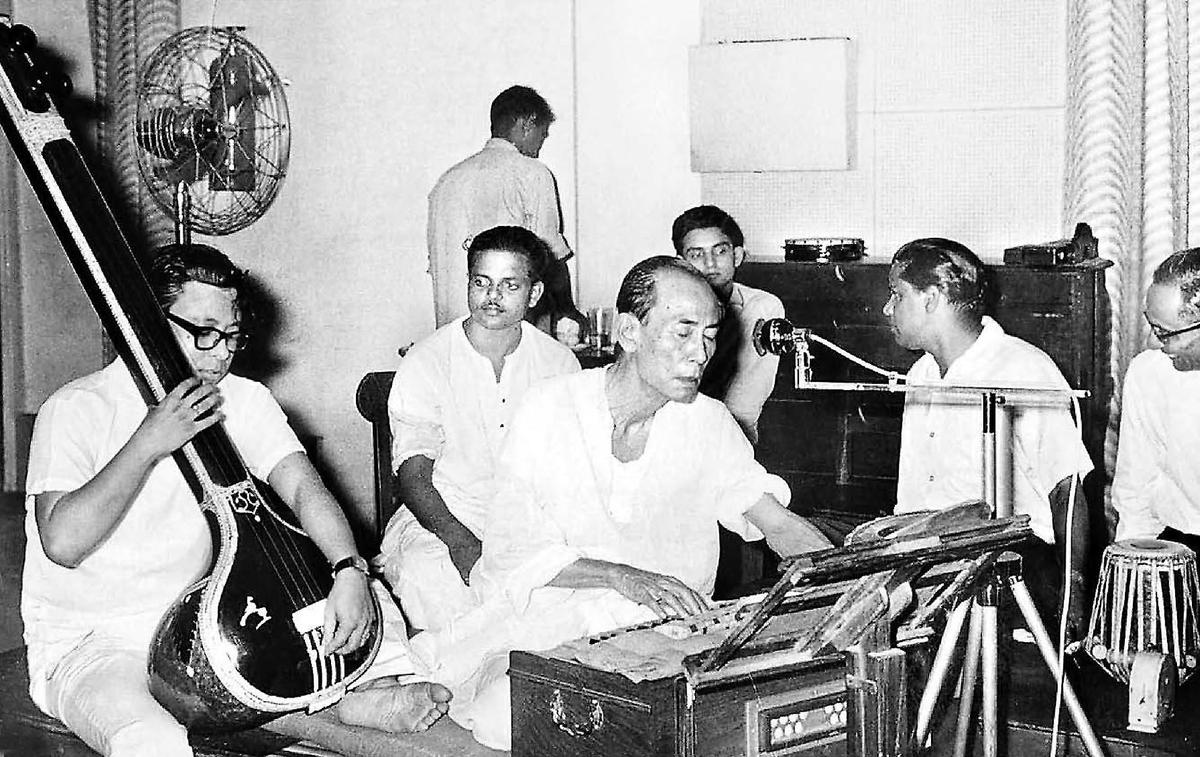 S.D. Burman with son Rahul Dev (Pancham). The two had very unique styles 