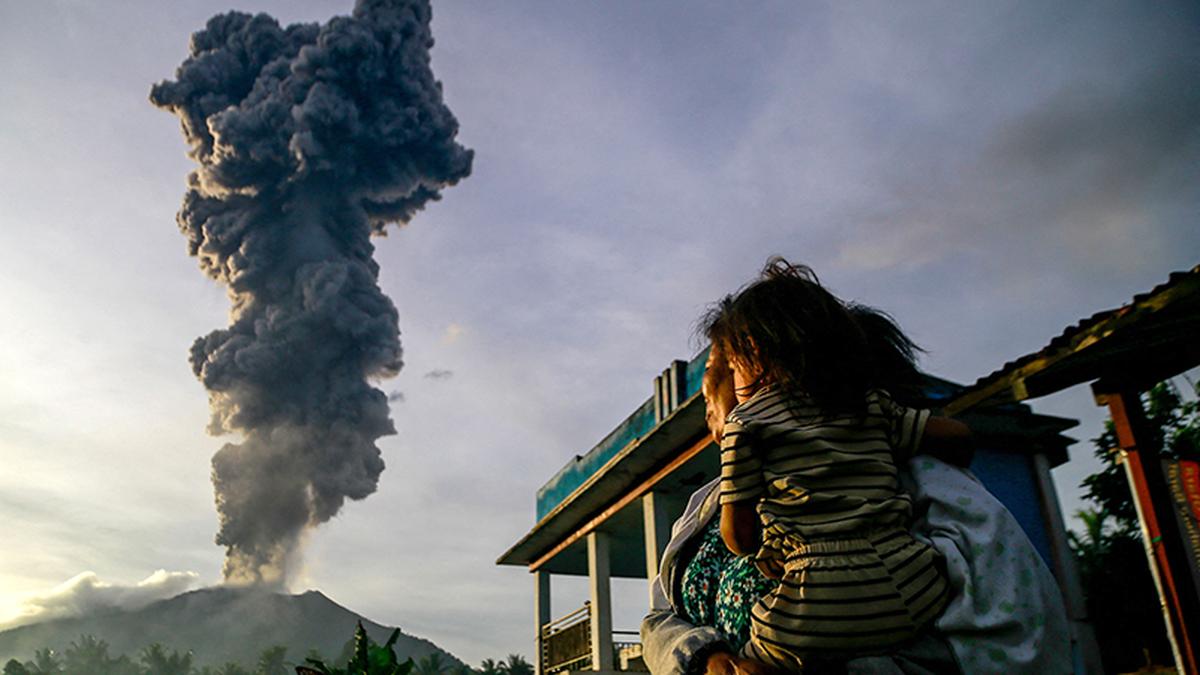 Indonesia’s Mount Ibu erupted 1,000 times this month