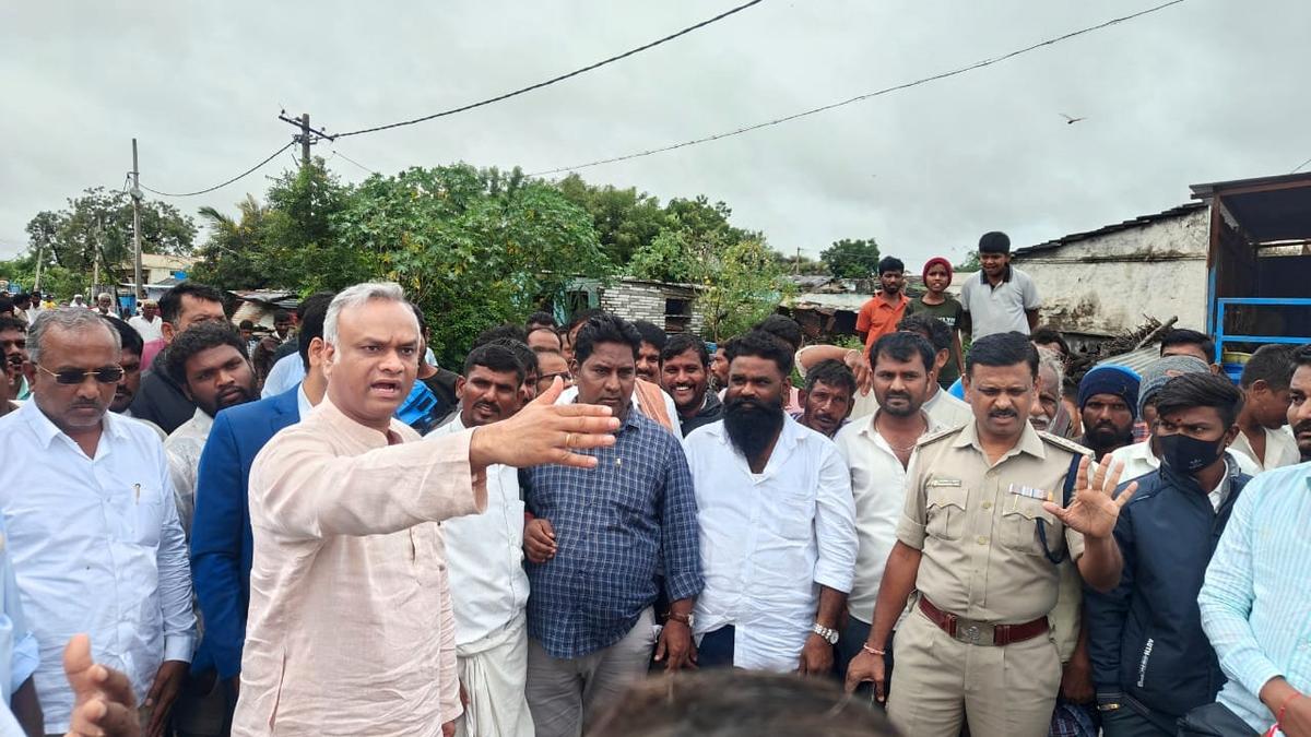 Priyank Kharge visits more flood-affected villages in Kalaburagi, promises relief measures