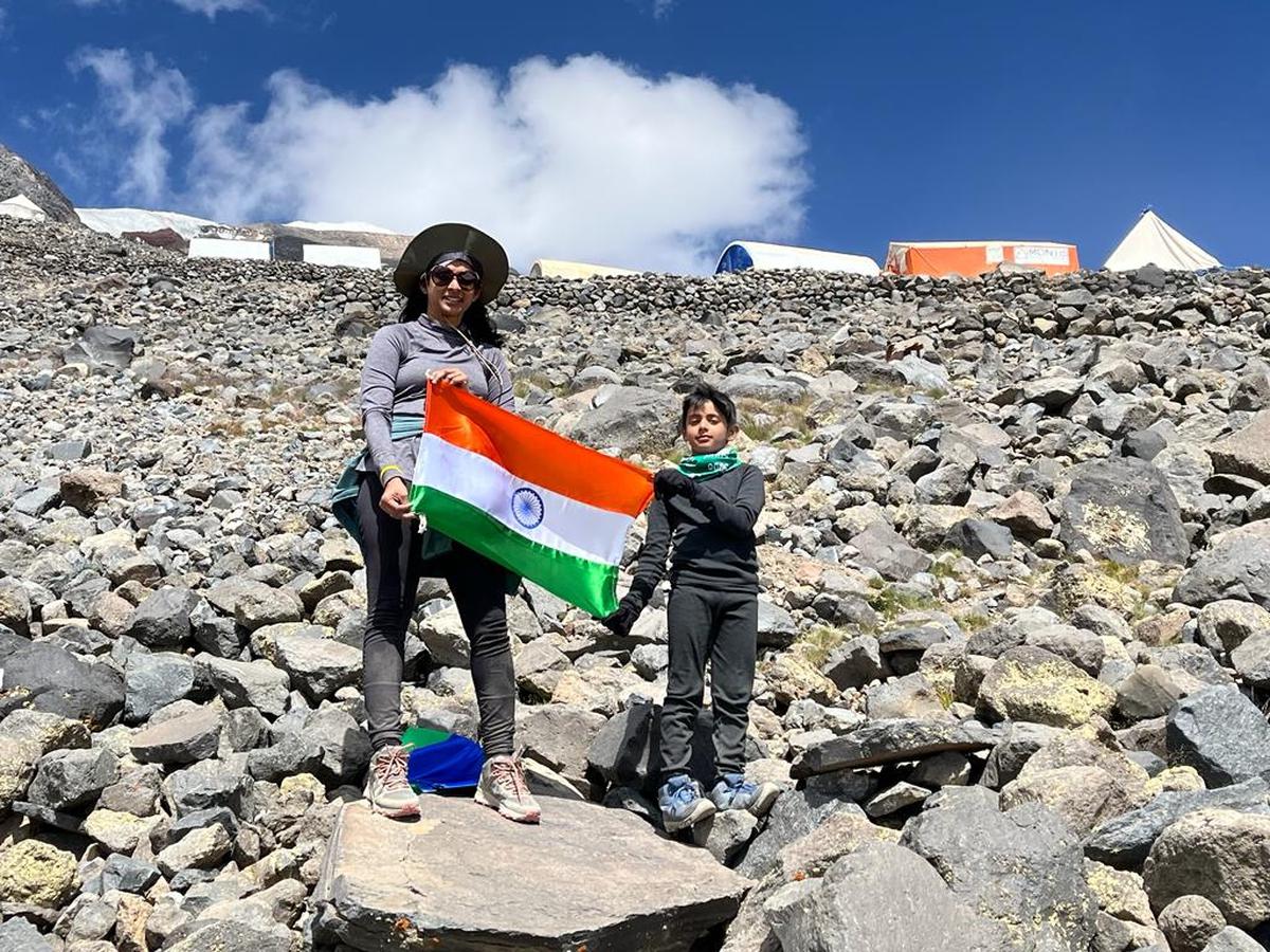 8-year-old ‘mountain boy’ from Ongole hikes to second base camp of Mt. Ararat in Turkey